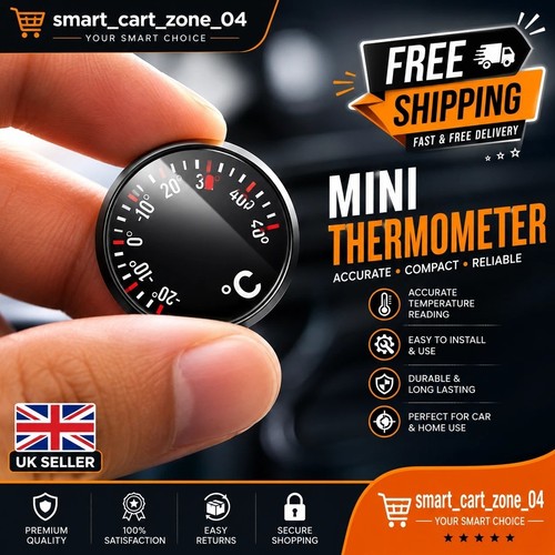 Mini car thermometer - car, dashboard