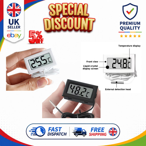Lcd digital fridge - fridge, thermometer