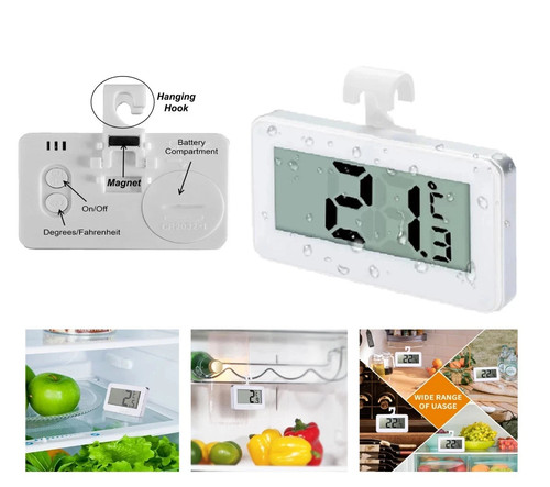 Digital lcd fridge freezer - digital,