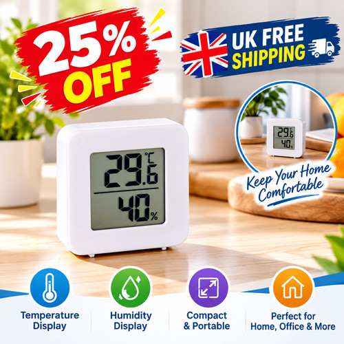 Digital indoor thermometer - indoor,