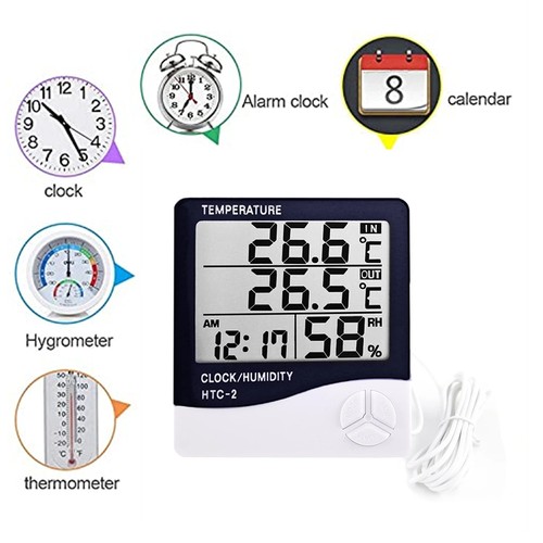 Digital lcd thermometer - lcd,