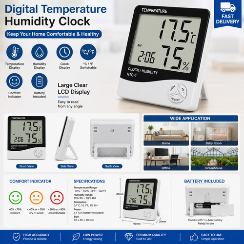 Digital lcd thermometer - digital,