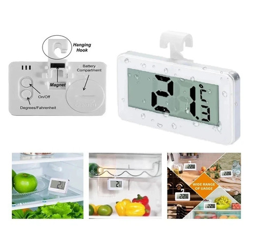 Digital lcd fridge freezer - lcd,