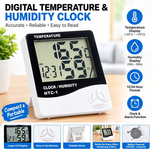Digital lcd thermometer - lcd,