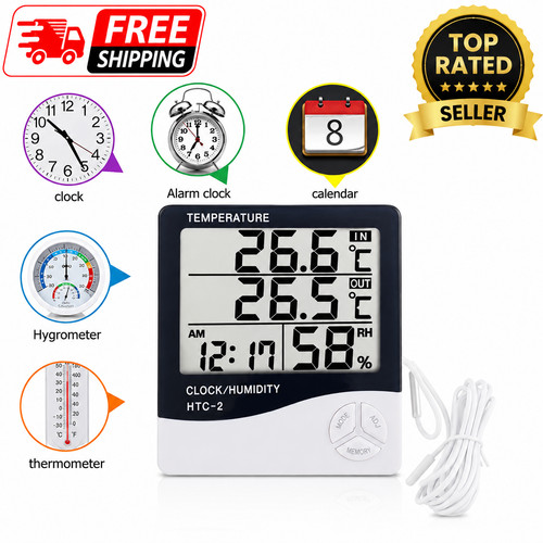 Lcd digital thermometer - lcd,
