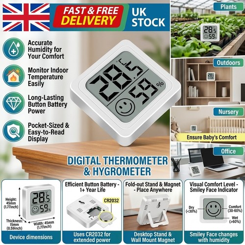 Digital indoor thermometer - digital,